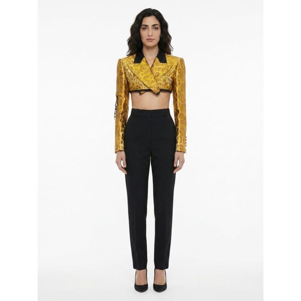 Dolce & Gabbana Yellow Elastane Women's Jacket